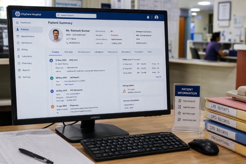 Single Unified Patient Record EHR